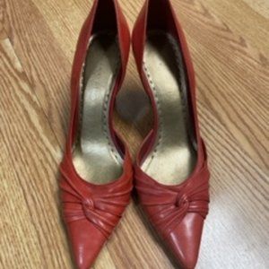 Gianni Bini Corral Genuine Leather Pumps, Size 7.5M